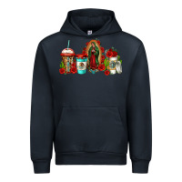 Navy lady of guadalupe coffee Urban Hoodie - Jasminsmagicworld