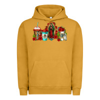 Pigment Peanut Butter lady of guadalupe coffee Urban Hoodie - Jasminsmagicworld