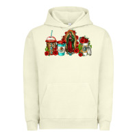 Pigment Pistachio lady of guadalupe coffee Urban Hoodie - Jasminsmagicworld