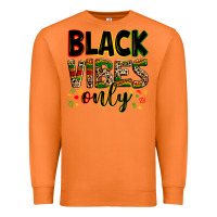 Carrot Black vibes only juneteenth Premium Sweatshirt - Zillion Design Studio