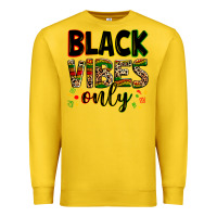 Lemon Black vibes only juneteenth Premium Sweatshirt - Zillion Design Studio