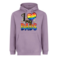 Lavender i love my dads Heavyweight Hoodie - Zillion Design Studio