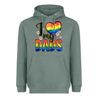 Sage i love my dads Heavyweight Hoodie - Zillion Design Studio