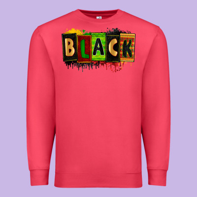 Black Juneteenth Premium Sweatshirt Designed By Zillion Design Studio