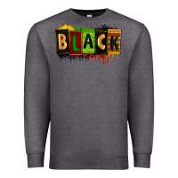 Charcoal Heather Black juneteenth Premium Sweatshirt - Zillion Design Studio