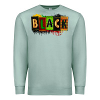 Seafoam Black juneteenth Premium Sweatshirt - Zillion Design Studio