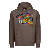 Coffee trick or treat black Premium Hoodie - JahusDesignShop