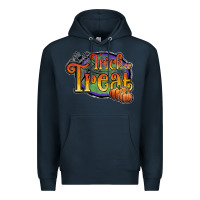 Navy trick or treat black Premium Hoodie - JahusDesignShop