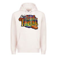 Pale Pink trick or treat black Premium Hoodie - JahusDesignShop