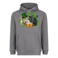 Storm st. patrick's day charolais and black angus cows Heavyweight Hoodie - RanaPortraitStore