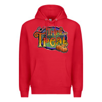 Red trick or treat black Premium Hoodie - JahusDesignShop