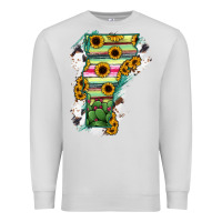 Dove Grey Vermont State Map Premium Sweatshirt - RanaPortraitStore