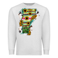 Oatmeal Heather Vermont State Map Premium Sweatshirt - RanaPortraitStore