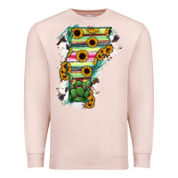 Pale Pink Vermont State Map Premium Sweatshirt - RanaPortraitStore