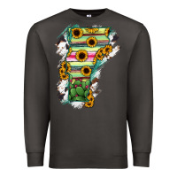 Smoke Vermont State Map Premium Sweatshirt - RanaPortraitStore