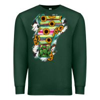 Sports Green Vermont State Map Premium Sweatshirt - RanaPortraitStore