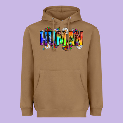 Human Heavyweight Hoodie Designed By Zillion Design Studio
