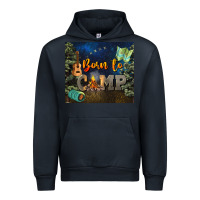 Navy born to camp Urban Hoodie - NancyCooperArtShop
