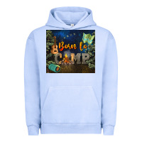 Pigment Grape Ice born to camp Urban Hoodie - NancyCooperArtShop