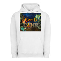 Pigment Lunar Rock born to camp Urban Hoodie - NancyCooperArtShop