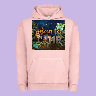 Born To Camp Urban Hoodie Designed By Nancycooperartshop