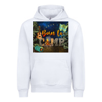 White born to camp Urban Hoodie - NancyCooperArtShop