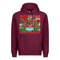 Burgundy fiesta with pepper Premium Hoodie - Artiststas