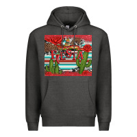 Charcoal Heather fiesta with pepper Premium Hoodie - Artiststas