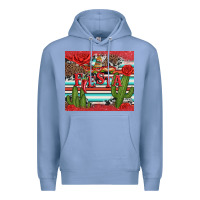 Colony Blue fiesta with pepper Premium Hoodie - Artiststas