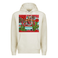 Oatmeal Heather fiesta with pepper Premium Hoodie - Artiststas