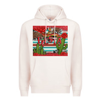 Pale Pink fiesta with pepper Premium Hoodie - Artiststas