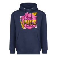 Navy little miss kinder Heavyweight Hoodie - texasbilliewilder