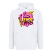White little miss kinder Heavyweight Hoodie - texasbilliewilder