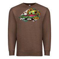 Chestnut Virginia State Map Premium Sweatshirt - RanaPortraitStore