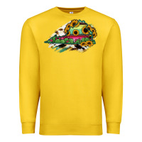 Lemon Virginia State Map Premium Sweatshirt - RanaPortraitStore