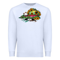 White Virginia State Map Premium Sweatshirt - RanaPortraitStore