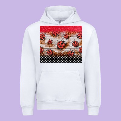 Ladybug Tumbler Urban Hoodie Designed By Barkaloodesign