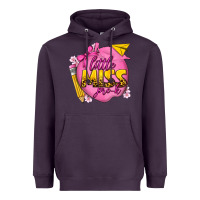Plum little miss pre k Heavyweight Hoodie - texasbilliewilder