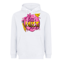 White little miss pre k Heavyweight Hoodie - texasbilliewilder
