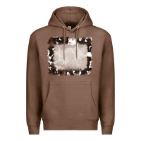 Chestnut cowhide frames background Premium Hoodie - RanaPortraitStore