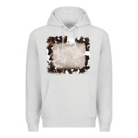 Dove Grey cowhide frames background Premium Hoodie - RanaPortraitStore