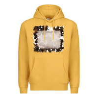 Mustard cowhide frames background Premium Hoodie - RanaPortraitStore