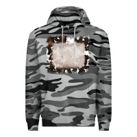 Slate Camo cowhide frames background Premium Hoodie - RanaPortraitStore