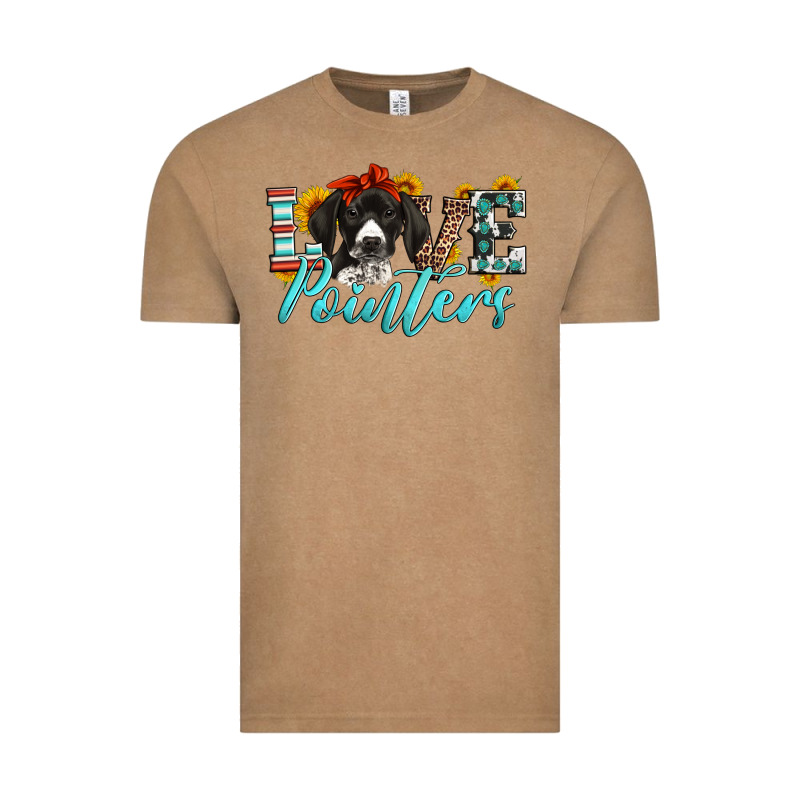 Love German Shorthaired Pointers Vintage Tee by Artiststas | Teevron