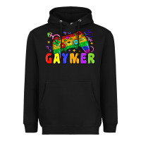 Black Gaymer Heavyweight Hoodie - Zillion Design Studio