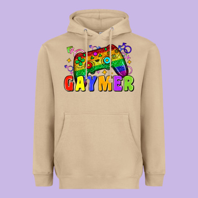 Gaymer Heavyweight Hoodie Designed By Zillion Design Studio