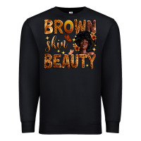 Black brown skin beauty Premium Sweatshirt - Zillion Design Studio