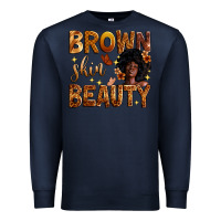 Navy brown skin beauty Premium Sweatshirt - Zillion Design Studio