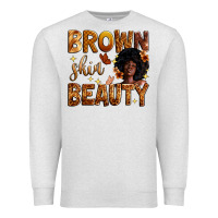 Oatmeal Heather brown skin beauty Premium Sweatshirt - Zillion Design Studio