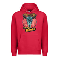Cardinal blame it all on my roots black Premium Hoodie - JahusDesignShop
